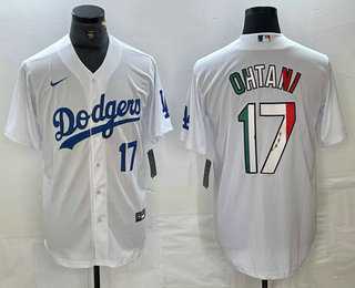 Men's Los Angeles Dodgers #17 Shohei Ohtani Number Mexico White Cool Base Stitched Jerseys,We sell and wholesale Men's Los Angeles Dodgers #17 Shohei Ohtani Number Mexico White Cool Base Stitched Jerseys on line form chian!